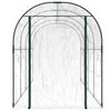 vidaXL Seră transparentă 160x400x190 cm PVC/oțel vopsit electrostatic