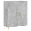 vidaXL Dulap, gri beton, 69,5x34x90 cm, lemn compozit
