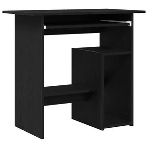 vidaXL Birou Stejar negru 80x45x74 cm Lemn prelucrat