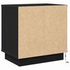vidaXL Dulap de noapte Stejar Negru 50 x 34,5 x 50 cm Lemn compozit