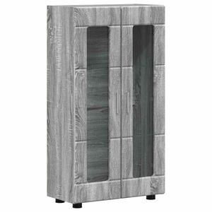 vidaXL Bufet cu ușă FLORIN Gri Sonoma 55,5 x 29 x 100 cm Lemn compozit