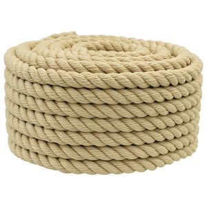 vidaXL Sfoară de Barcă 2 mm 100 m natural