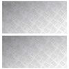 vidaXL Trepte Dreptunghiular 2 pcs Argintiu 80 x 40 cm Aluminiu
