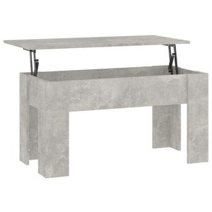 vidaXL Măsuță de cafea, gri beton, 101x49x52 cm, lemn prelucrat