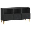 vidaXL Cabinet TV 102 x 34,5 x 50 cm Negru Lemn prelucrat