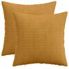 vidaXL Husă pentru pernă 2 pcs HEERLEN Galben 30 x 30 cm cord