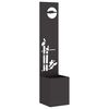vidaXL Ecran de intimitate pentru grădină Traforaj Negru 32 x 150 cm
