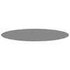 vidaXL Folie pentru Bază de Piscină &Oslash; 500 cm (2 mm) Rotund Gri deschis