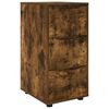 vidaXL Dulap de depozitare Stejar fumuriu 40 x 48 x 81 cm