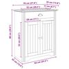 vidaXL Dulap de Baie BODO Maro miere 70 x 35 x 80 cm Lemn compozit
