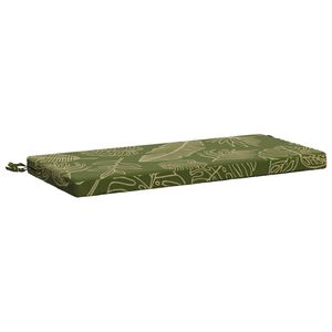 vidaXL Perna pentru bancă SOEST 100% Polyester Design cu frunze