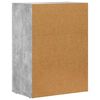 vidaXL Bufet Gri din beton 59 x 35 x 80.5 cm Lemn compozit