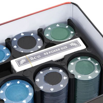 vidaXL Set de jetoane de poker 200 buc. 4 g