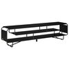 vidaXL Support TV 180 x 36 x 45 cm Stejar Negru Lemn prelucrat