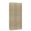 vidaXL Pantofar, stejar sonoma, 80x35,5x180 cm, lemn prelucrat