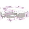 vidaXL Set de canapele pentru grădină 13 pcs Beige și gri deschis