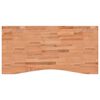 vidaXL Blat de birou, 110x(50-55)x2,5 cm, lemn masiv de fag