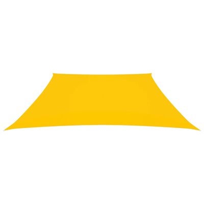 vidaXL Parasolar, galben, 3/5x4 m, țesătură oxford, trapez