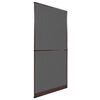 vidaXL Ecran pentru Insecte cu Hinge Manual Maro și negru 100 x 215 cm