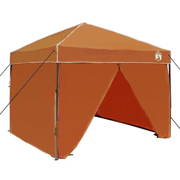 vidaXL Cort Canopy Pop-up Portocaliu 250 x 250 cm țesătură