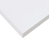vidaXL Rafturi de perete, 2 buc., alb extralucios, 80x23,5x3,8 cm, MDF