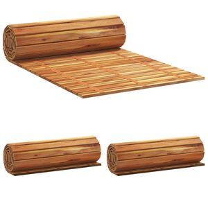 vidaXL Aleea din grădină Manual 3 buc. natural 200 x 50 cm