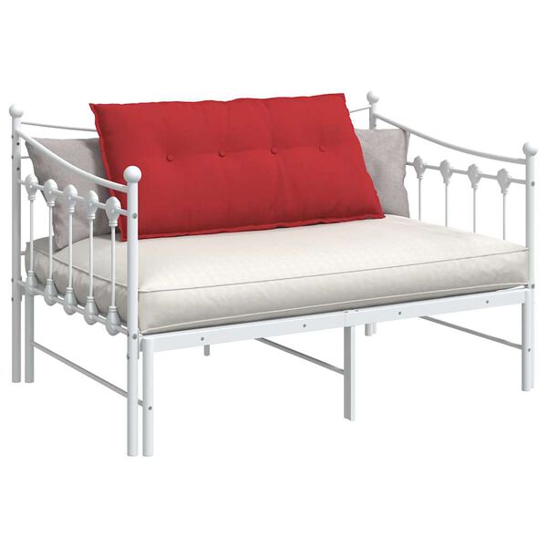 vidaXL Perna pentru spate Roșu 100 x 19 x 50 cm țesătură