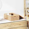 vidaXL Cutie de depozitare natural 60 x 38 x 20 cm Zambilă de apă