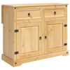 vidaXL Troler de Bucătărie 2 pcs Ceară de Miere 112 x 70 x 91,5 cm