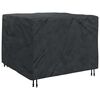 vidaXL Husă pentru mobilier de exterior Negru 135 x 135 x 90 cm 600D