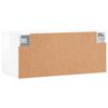 vidaXL Dulap de perete, alb extralucios, 80x36,5x35 cm, lemn compozit