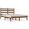 vidaXL Cadru de pat Super King, maro miere, 180x200 cm, lemn masiv pin