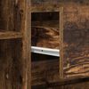 vidaXL Bufet cu sertar Stejar fumuriu 120 x 41 x 75 cm Lemn compozit