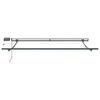 vidaXL Cortina Retractabilă Manual Roșu și alb 350 x 250 cm țesătură