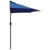 vidaXL Parasol de Grădină Albastru azur 294 x 150 x 223 cm