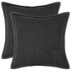 vidaXL Husă pentru pernă 2 buc. HOUTEN Gri &icirc;nchis 70 x 70 cm Boucl&eacute;