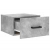 vidaXL Noptiere montate pe perete 2 buc. gri beton 35x35x20 cm