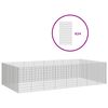 vidaXL Adăpost pentru animale cu 24 panouri, 54x100 cm fier galvanizat