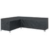 vidaXL Husă pentru mobilă Negru 286 x 222 x 80 cm
