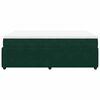 vidaXL Pat box spring cu saltea, verde &icirc;nchis, 160x200 cm, catifea