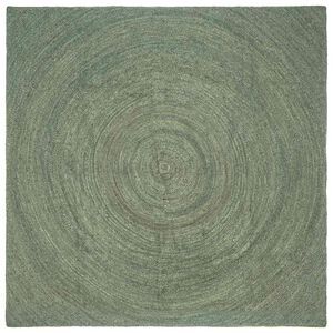 vidaXL Covoare de zonă Verde măsliniu 240 x 240 cm Iută