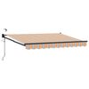 vidaXL Cort electric retractabil Albastru și portocaliu 3 x 2,5 m