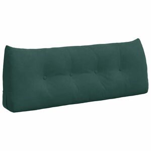 vidaXL Perna pentru spate Verde &icirc;nchis 120 x 24 x 50 cm Catifea