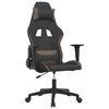 vidaXL Scaun de jocuri, negru și gri taupe, textil