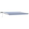 vidaXL Marchiză retractabilă manuală cu led-uri 4 &times; 3 m