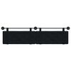 vidaXL Cap de pat suspendat Pe perete Negru 210 x 55 x 5 cm Catifea