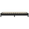 vidaXL Cadru de pat, negru, 80x200 cm, piele ecologică