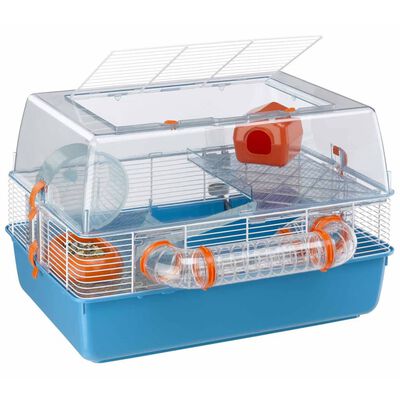 Ferplast Cușcă pentru hamsteri "Duna Fun", albastru, 55x47x37,5 cm