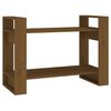 vidaXL Bibliotecă/Separator cameră maro miere 80x35x56,5 cm lemn masiv