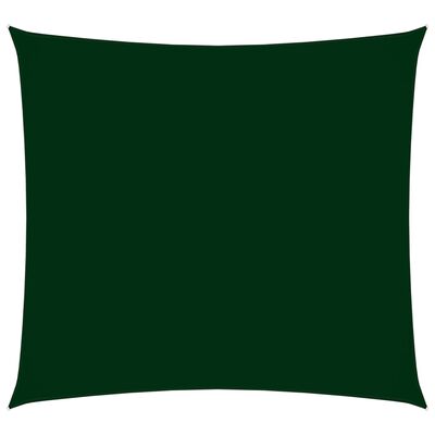 vidaXL Parasolar, verde închis, 6x6 m, țesătură oxford, pătrat